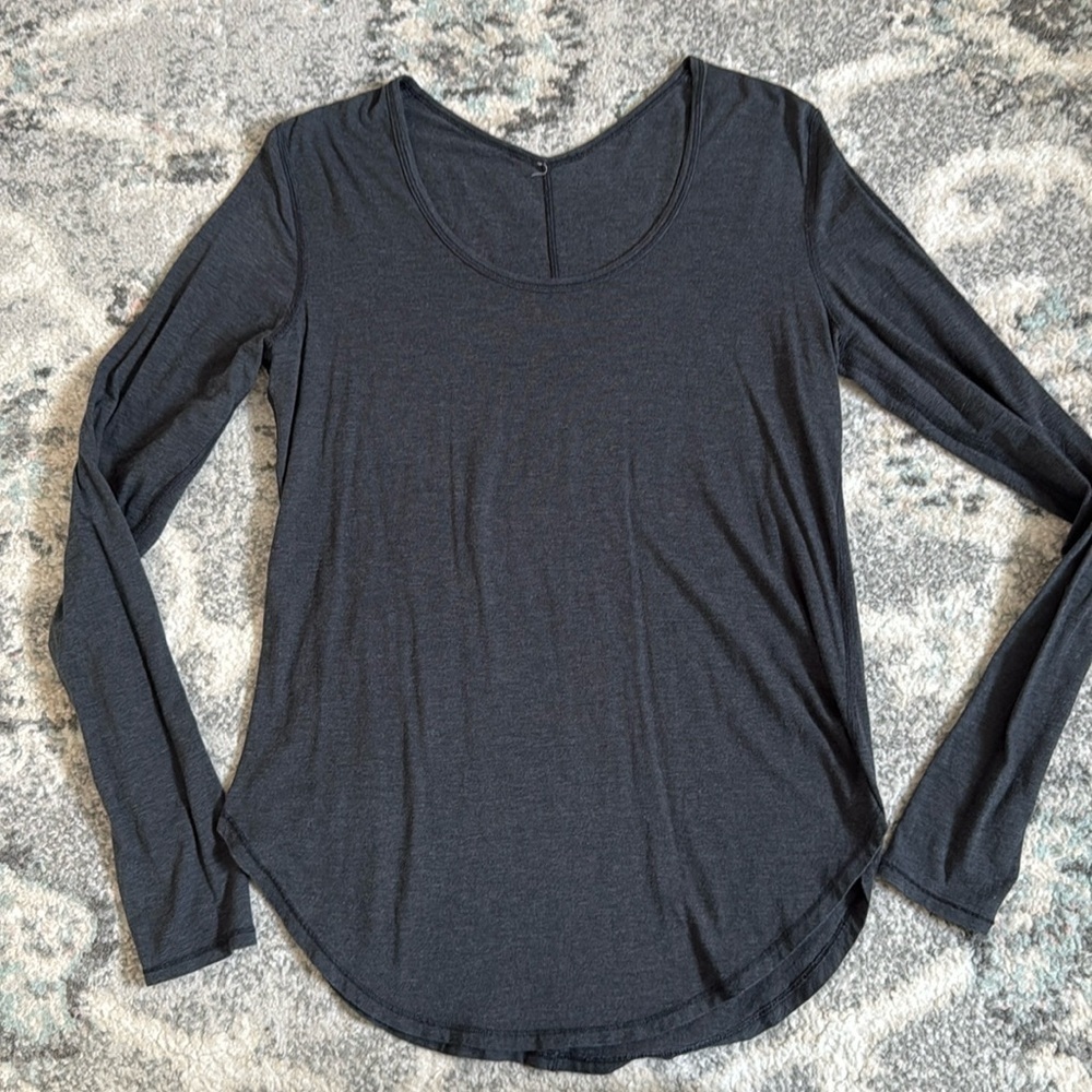 Lululemon Scoop Neck Long Sleeve Top